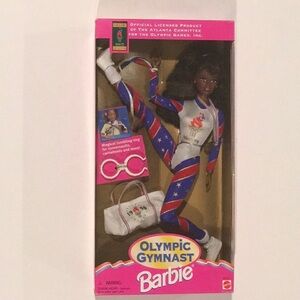 Olympic Gymnast Barbie, African American, Atlanta 1996. Olympic Games Collection